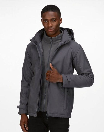 Regatta Professional TRA713 Regatta Mens Earsmus 4-In-1 Softshell - Seal Grey/Seal Grey