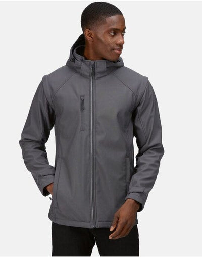 Regatta Professional TRA713 Regatta Mens Earsmus 4-In-1 Softshell - Seal Grey/Seal Grey