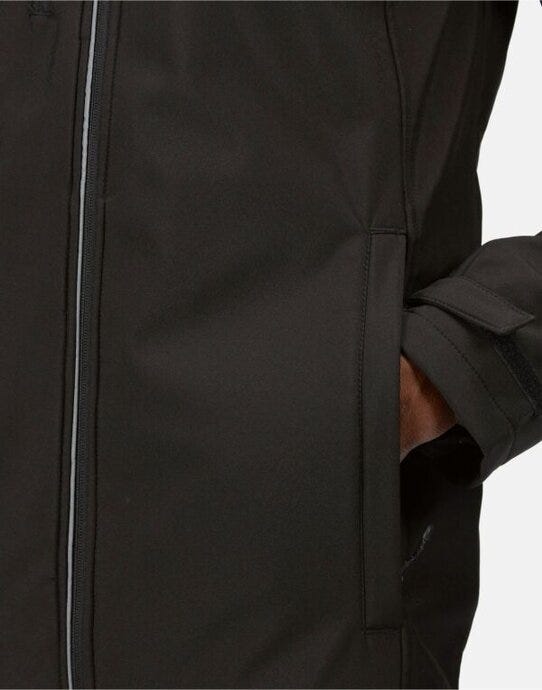 Regatta Professional TRA713 Regatta Mens Earsmus 4-In-1 Softshell - Black/Black