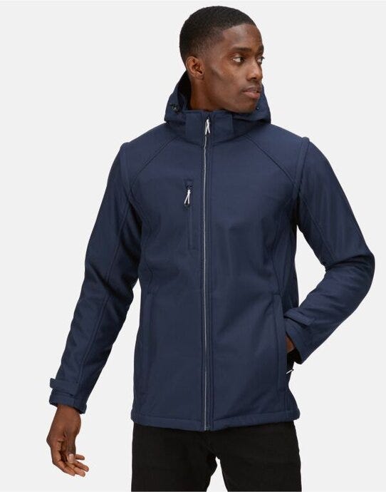 Regatta Professional TRA713 Regatta Mens Earsmus 4-In-1 Softshell - Navy/Navy