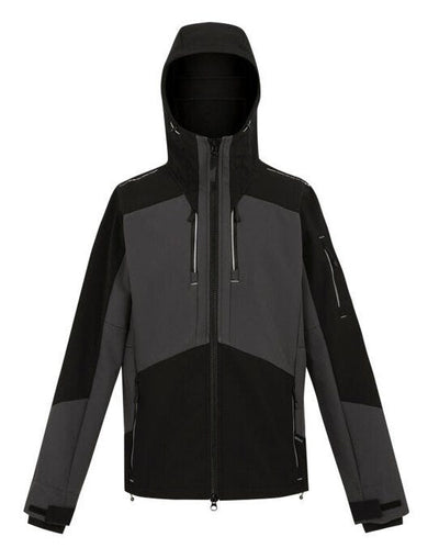 Regatta Professional TRA745 Regatta 4TEX Stretch 3 Layer Softshell - Slate Grey/Black