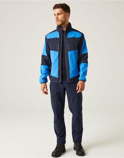 Regatta Professional TRA753 Regatta E-Volve Unisex 2 Layer Softshell - Strong Blue/Navy