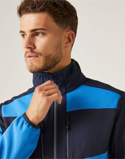 Regatta Professional TRA753 Regatta E-Volve Unisex 2 Layer Softshell - Strong Blue/Navy