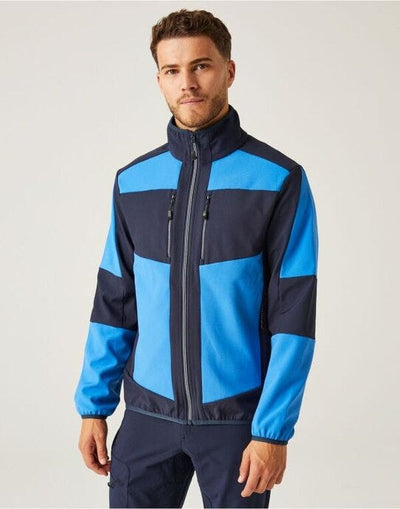 Regatta Professional TRA753 Regatta E-Volve Unisex 2 Layer Softshell - Strong Blue/Navy