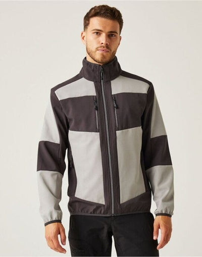 Regatta Professional TRA753 Regatta E-Volve Unisex 2 Layer Softshell - Mineral Grey/Ash
