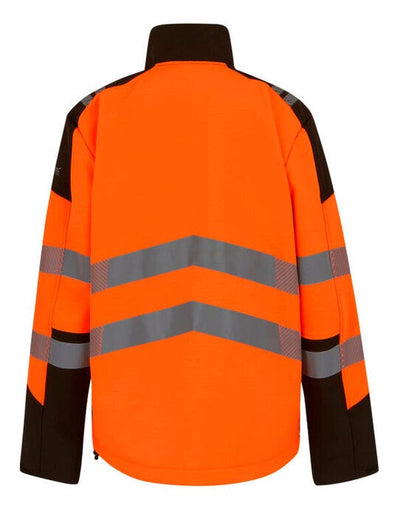 Regatta High Visibility TRA760 Regatta Hi-Vis X-Pro 3 Layer Softshell - Black/Hi-Vis Orange