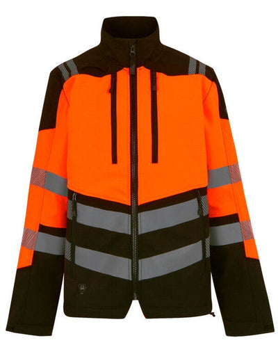 Regatta High Visibility TRA760 Regatta Hi-Vis X-Pro 3 Layer Softshell - Black/Hi-Vis Orange