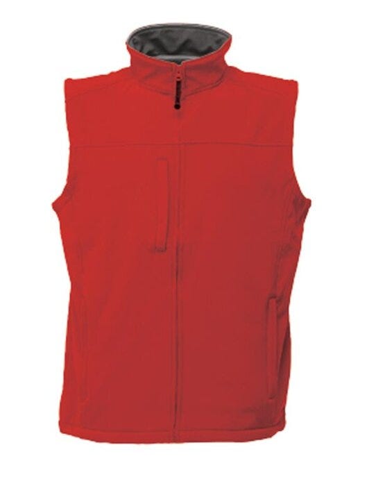 Regatta Professional TRA788 Regatta Mens Flux Softshell Bodywarmer - Classic Red/Seal Grey