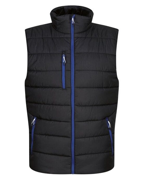 Regatta Professional TRA892 Regatta Mens Navigate Thermal Bodywarmer - Black/ New Royal