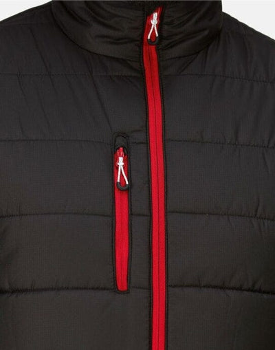 Regatta Professional TRA892 Regatta Mens Navigate Thermal Bodywarmer - Black/Classic Red