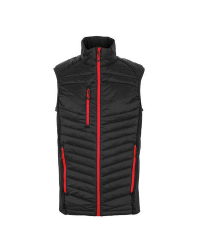 Regatta Professional TRA894 Regatta Men's Navigate Hybrid Bodywarmer - Black/Classic Red