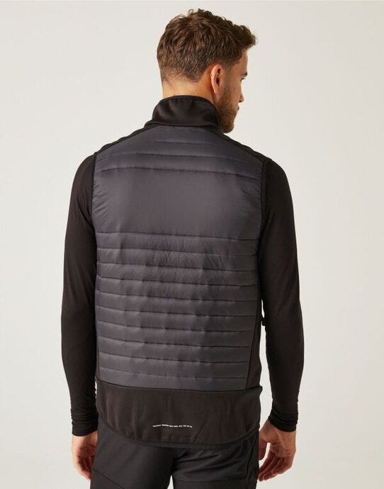 Regatta Professional TRA905 Regatta E-Volve Unisex Hybrid Bodywarmer - Ash/Black