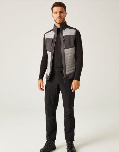Regatta Professional TRA905 Regatta E-Volve Unisex Hybrid Bodywarmer - Mineral Grey/Ash