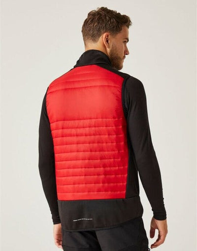 Regatta Professional TRA905 Regatta E-Volve Unisex Hybrid Bodywarmer - Classic Red/Black