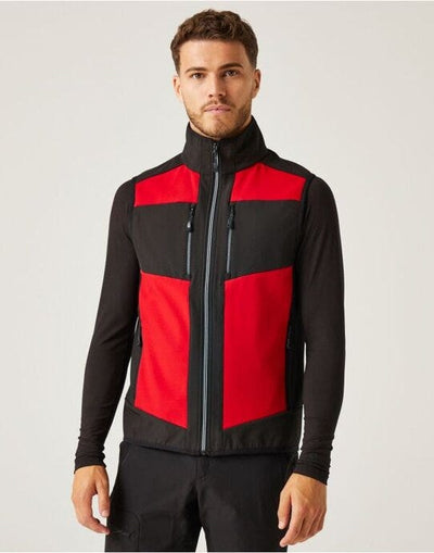 Regatta Professional TRA907 Regatta E-Volve 2L SoftShell BodyWarmer - Classic Red/Black