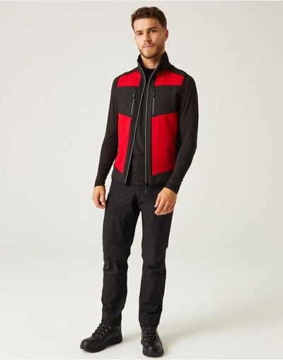 Regatta Professional TRA907 Regatta E-Volve 2L SoftShell BodyWarmer - Classic Red/Black
