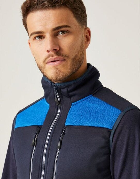 Regatta Professional TRA914 Regatta E-Volve Knit Stretch Bodywarmer - Strong Blue/Navy