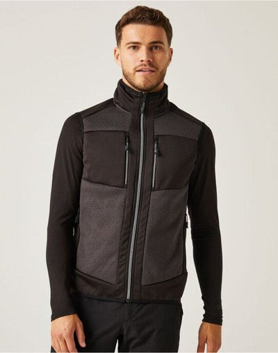 Regatta Professional TRA914 Regatta E-Volve Knit Stretch Bodywarmer - Ash/Black
