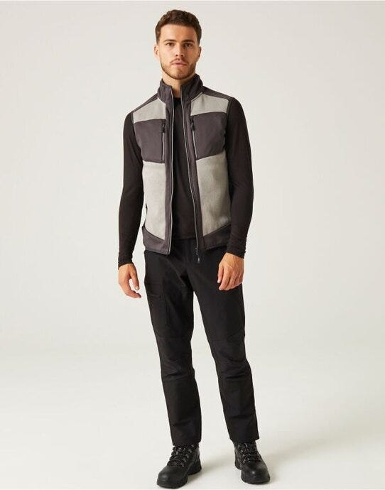 Regatta Professional TRA914 Regatta E-Volve Knit Stretch Bodywarmer - Mineral Grey/Ash