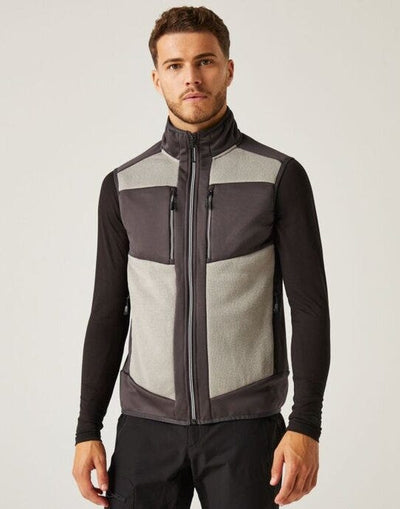 Regatta Professional TRA914 Regatta E-Volve Knit Stretch Bodywarmer - Mineral Grey/Ash