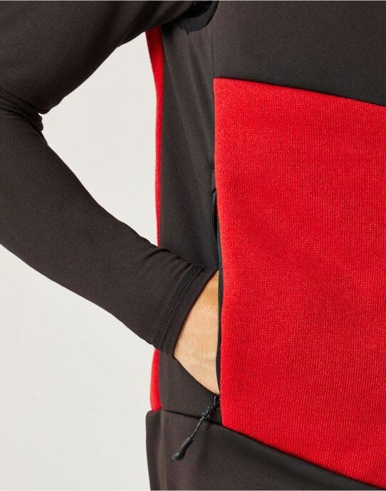 Regatta Professional TRA914 Regatta E-Volve Knit Stretch Bodywarmer - Classic Red/Black
