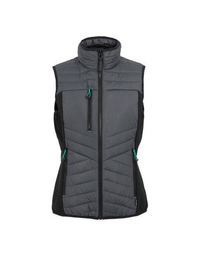 Regatta Professional TRA924 Regatta Ladies Ada Hybrid Bodywarmer - Seal Grey/Black