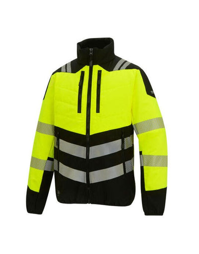 Regatta High Visibility TRA953 Regatta Hi-Vis X-Pro Hybrid Jkt Class 2 - Black/Hi-Vis Yellow