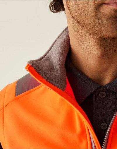Regatta High Visibility TRB201 Regatta Hi-Vis Pro Contract Ablaze BW - Hi Vis Orange