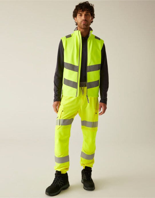 Regatta High Visibility TRB201 Regatta Hi-Vis Pro Contract Ablaze BW - Hi-Vis Yellow