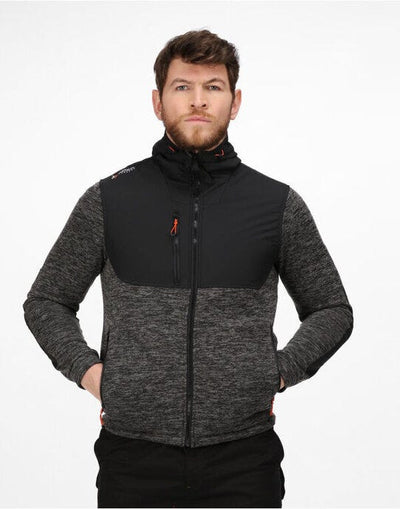 Regatta Professional TRF624 Regatta Heist Hybrid Jacket - Ash Marl/ Black