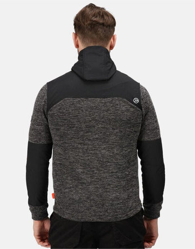 Regatta Professional TRF624 Regatta Heist Hybrid Jacket - Ash Marl/ Black