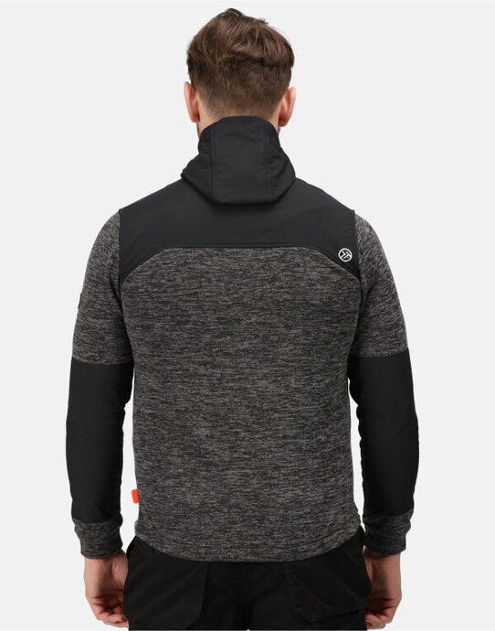 Regatta Professional TRF624 Regatta Heist Hybrid Jacket - Ash Marl/ Black