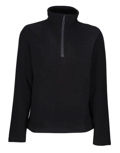 Regatta Honestly Made TRF636 Honestly Made Recycled Half Zip Fleece - Black