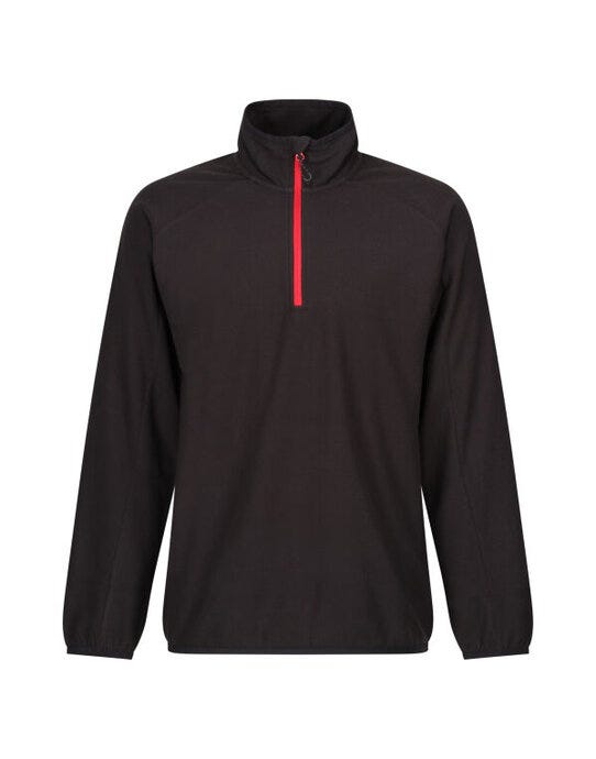 Regatta Professional TRF691 Regatta Navigate Half Zip Fleece - Black/Classic Red