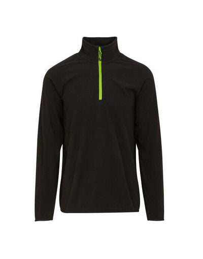 Regatta Professional TRF691 Regatta Navigate Half Zip Fleece - Black/Lime