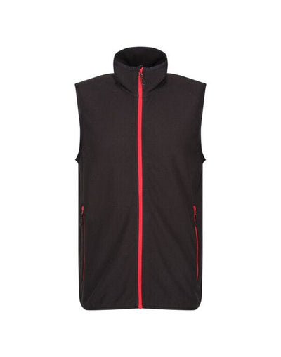 Regatta Professional TRF695 Regatta Navigate Fleece Bodywarmer - Black/Classic Red