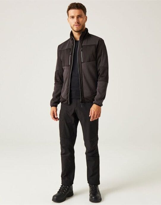 Regatta Professional TRF720 Regatta E-Volve Knit Stretch Midlayer - Ash/Black