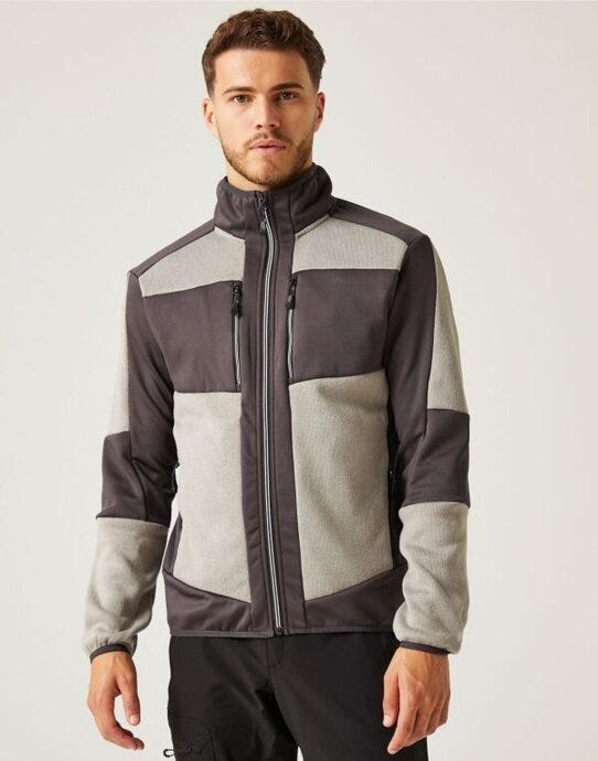 Regatta Professional TRF720 Regatta E-Volve Knit Stretch Midlayer - Mineral Grey/Ash