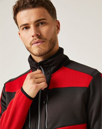 Regatta Professional TRF720 Regatta E-Volve Knit Stretch Midlayer - Classic Red/Black