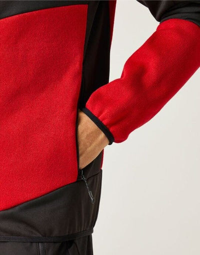 Regatta Professional TRF720 Regatta E-Volve Knit Stretch Midlayer - Classic Red/Black