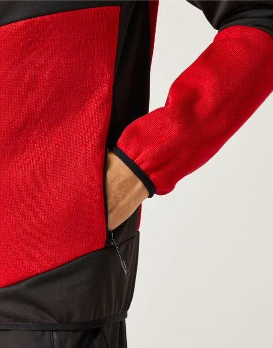 Regatta Professional TRF720 Regatta E-Volve Knit Stretch Midlayer - Classic Red/Black