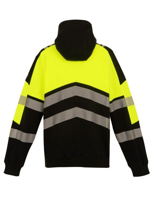 Regatta High Visibility TRF780 Regatta Hi-Vis X-Pro Hoodie (Class 2) - Black/Hi-Vis Yellow