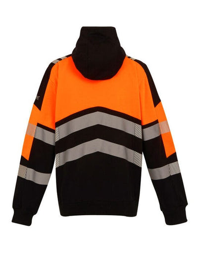 Regatta High Visibility TRF780 Regatta Hi-Vis X-Pro Hoodie (Class 2) - Black/Hi-Vis Orange