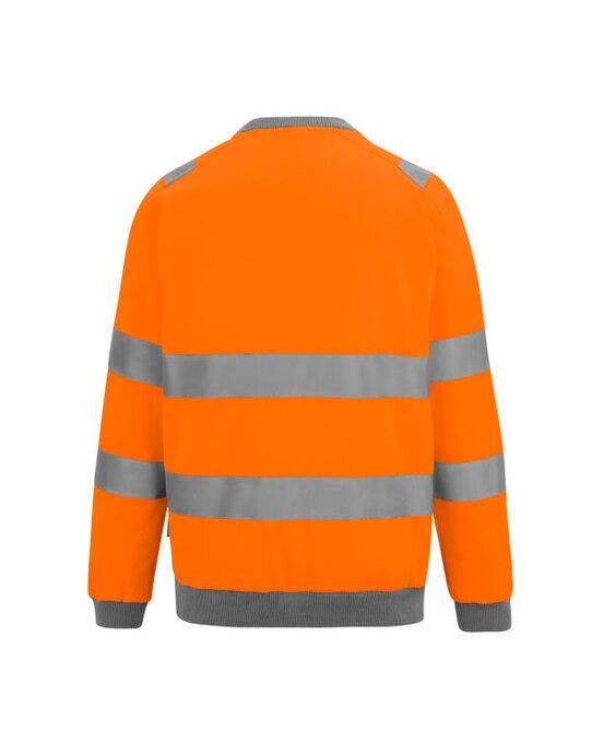 Regatta High Visibility TRF813 Regatta Hi-Vis Pro Contract Crew Sweat - Hi Vis Orange