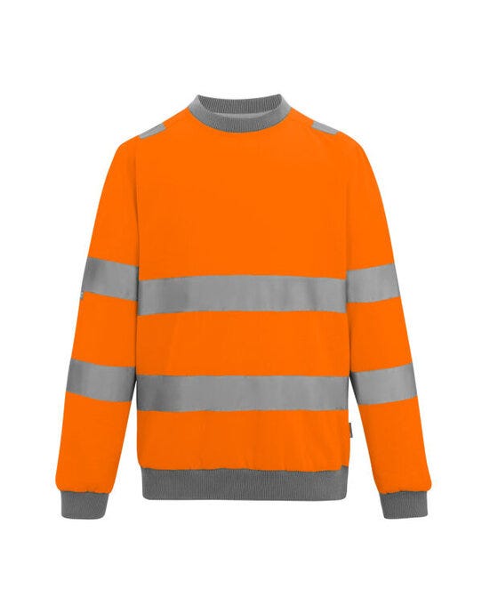 Regatta High Visibility TRF813 Regatta Hi-Vis Pro Contract Crew Sweat - Hi Vis Orange