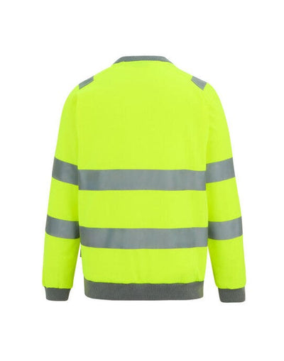 Regatta High Visibility TRF813 Regatta Hi-Vis Pro Contract Crew Sweat - Hi-Vis Yellow