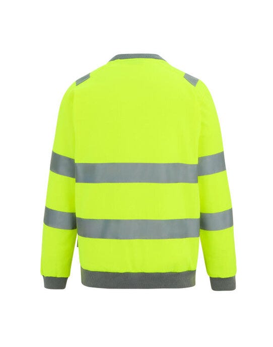 Regatta High Visibility TRF813 Regatta Hi-Vis Pro Contract Crew Sweat - Hi-Vis Yellow