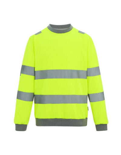 Regatta High Visibility TRF813 Regatta Hi-Vis Pro Contract Crew Sweat - Hi-Vis Yellow