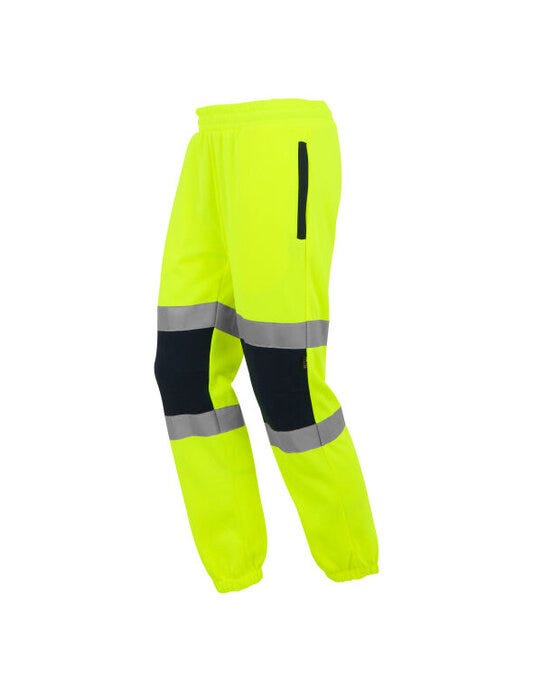 Regatta High Visibility TRJ503 Regatta Hi Vis Pro Two Tone Joggers - Hi-Vis Yellow/Navy