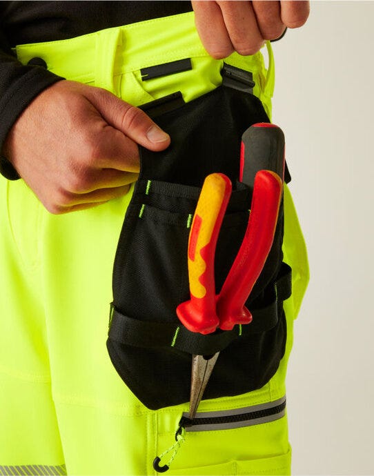 Regatta High Visibility TRJ603SR Regatta Hi-Vis Infiltrate Trouser S/R - Hi-Vis Yellow